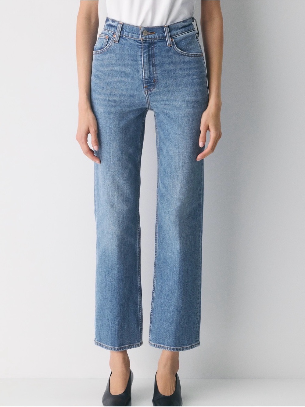 Denim Forum The Arlo Hi-Rise Straight Jean